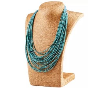Turquoise Colored MultiStrand Necklace